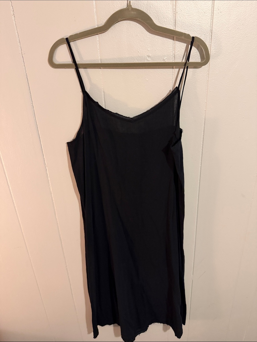 ATM Anthony Thomas Melillo Black Cami Slip Dress